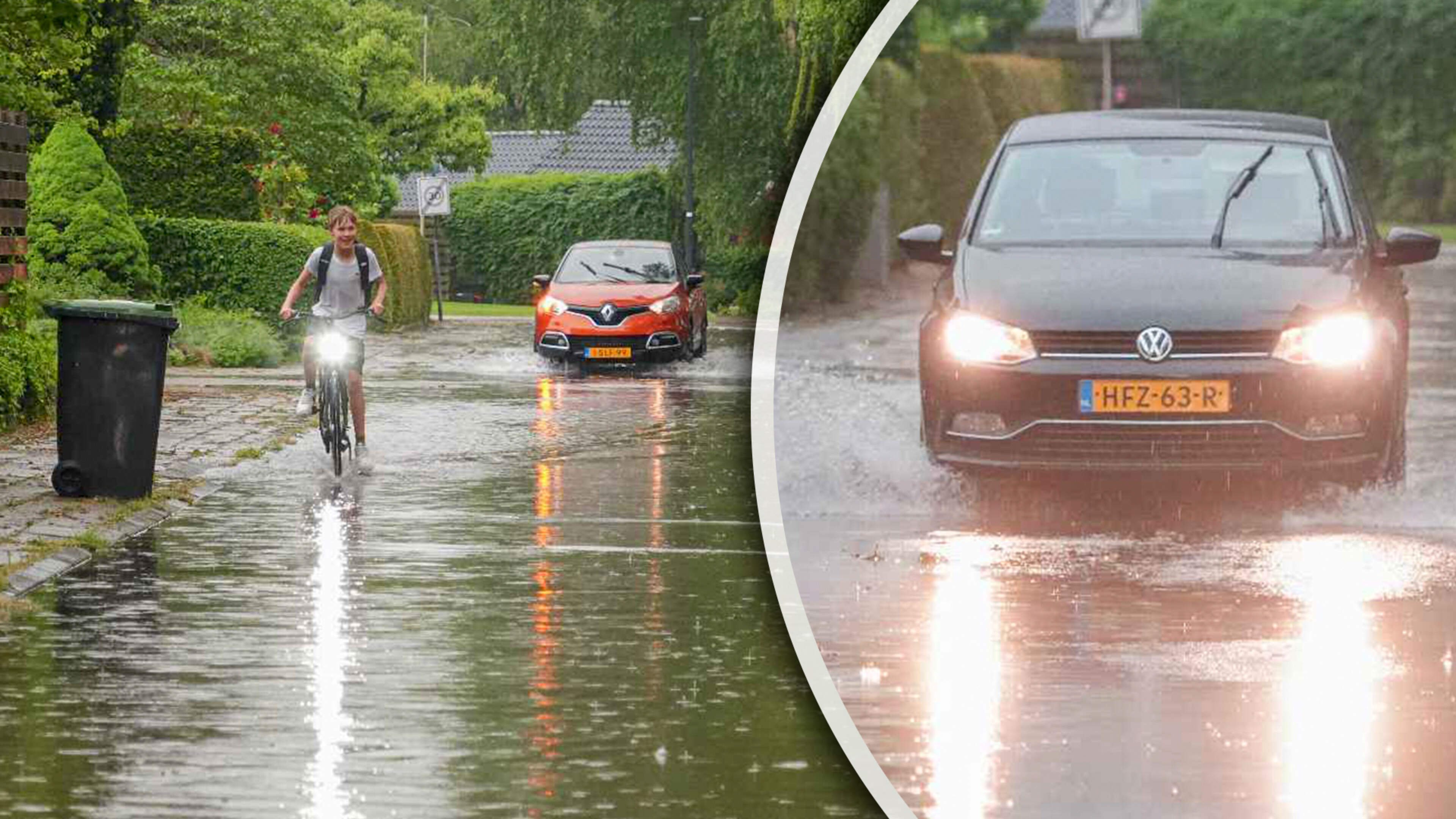 LIVE | ’Noodweer zwaarder dan verwacht’: code oranje voor meerdere provincies, straten ondergelopen